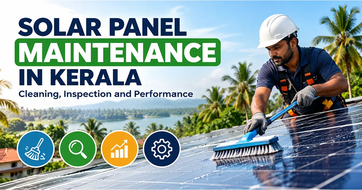 Solar Panel Maintenance in Kerala: Cleaning, Inspection and Performance